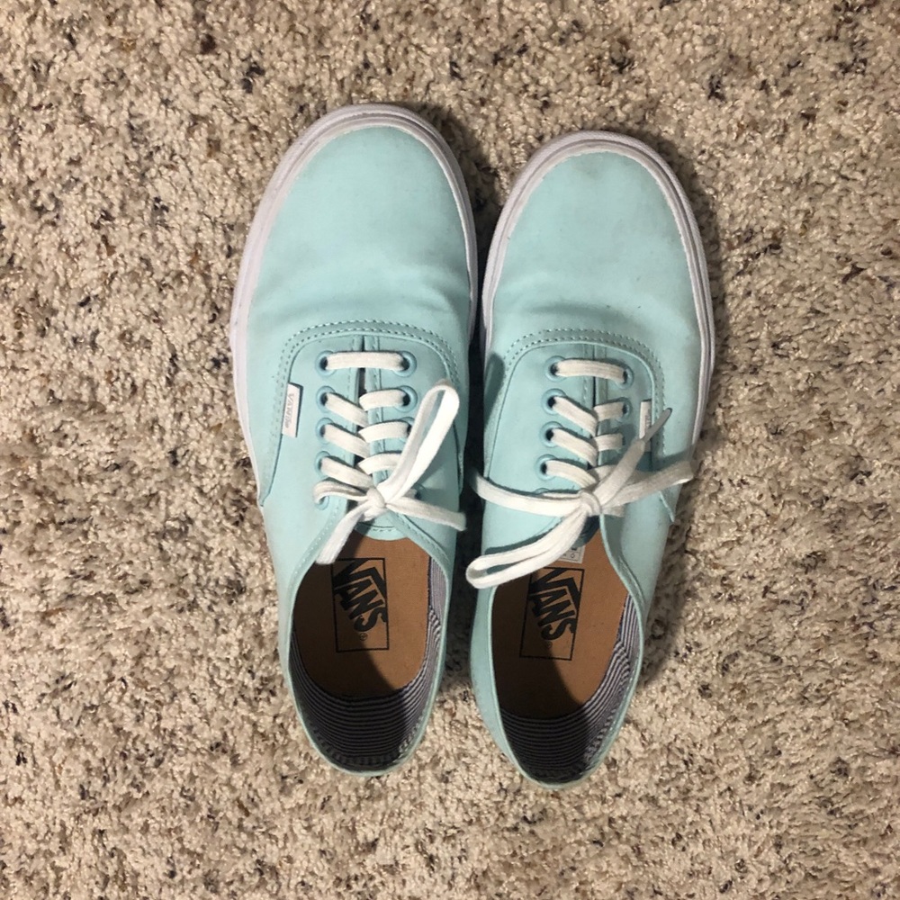 Vans - Mint Blue Men’s size 8.5